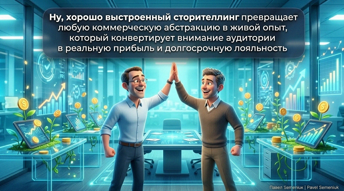Презентации на заказ3D иллюстрация в стиле Pixar: двое коллег празднуют успех в офисе будущего с растущими из планшетов графиками и монетами