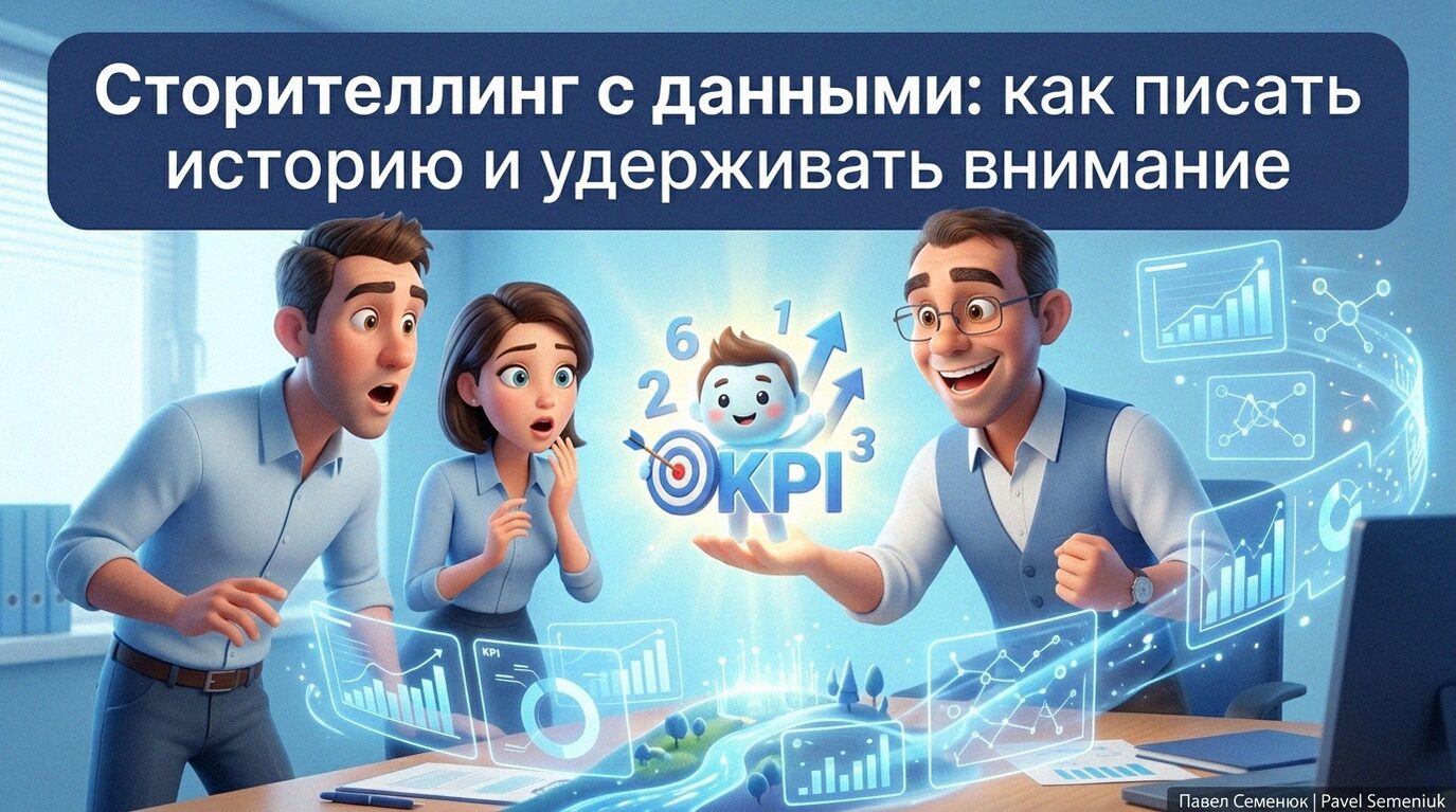 Сторителлинг с данными: как писать историю и удерживать внимание