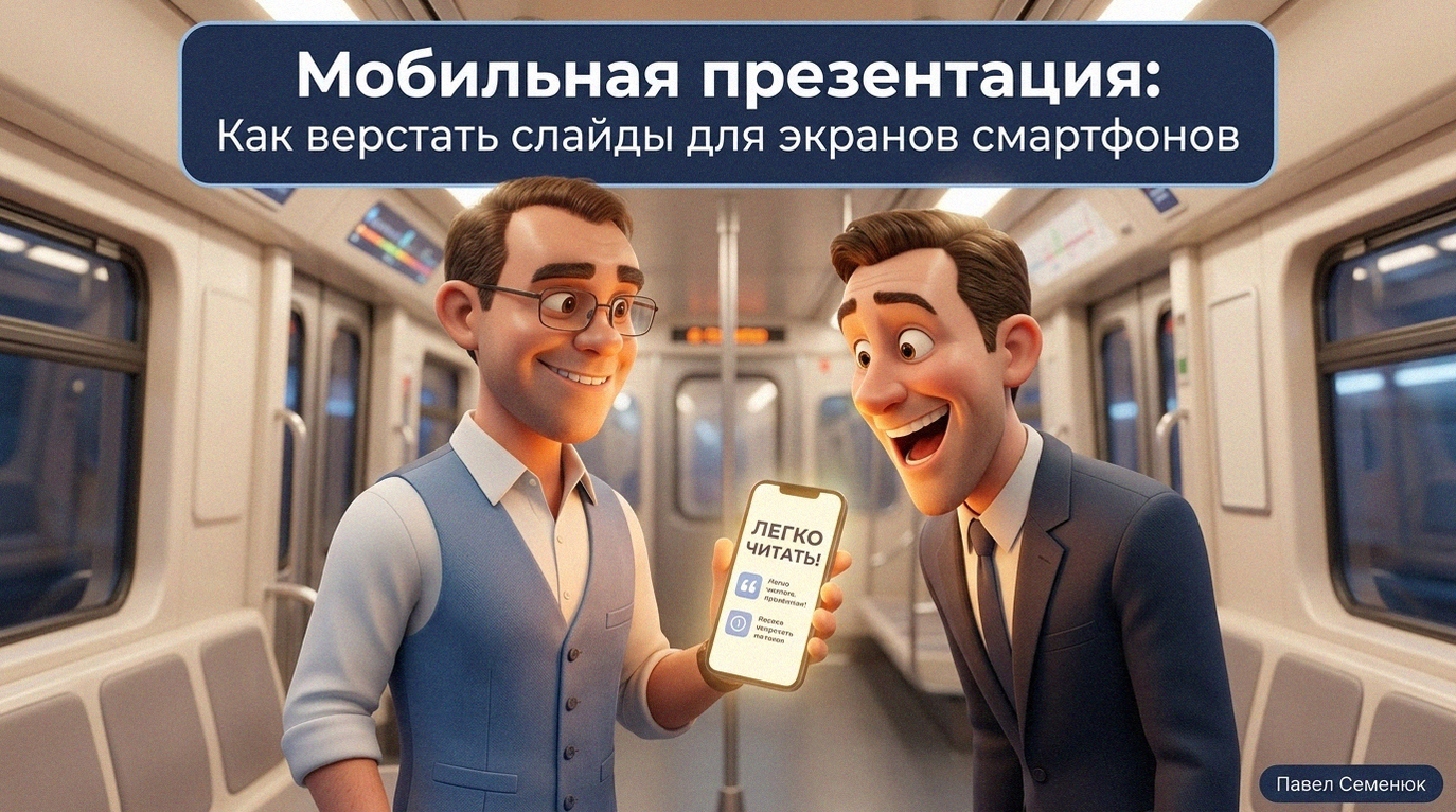 Мобильная презентация: как верстать слайды под экраны смартфонов