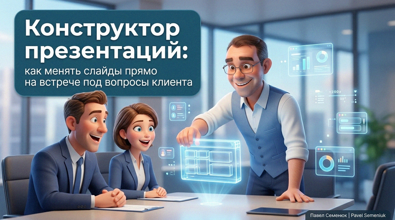 Конструктор презентаций: как менять слайды прямо на встрече под вопросы клиента